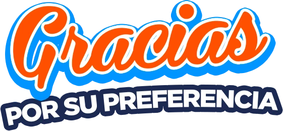 Gracias por su preferencia